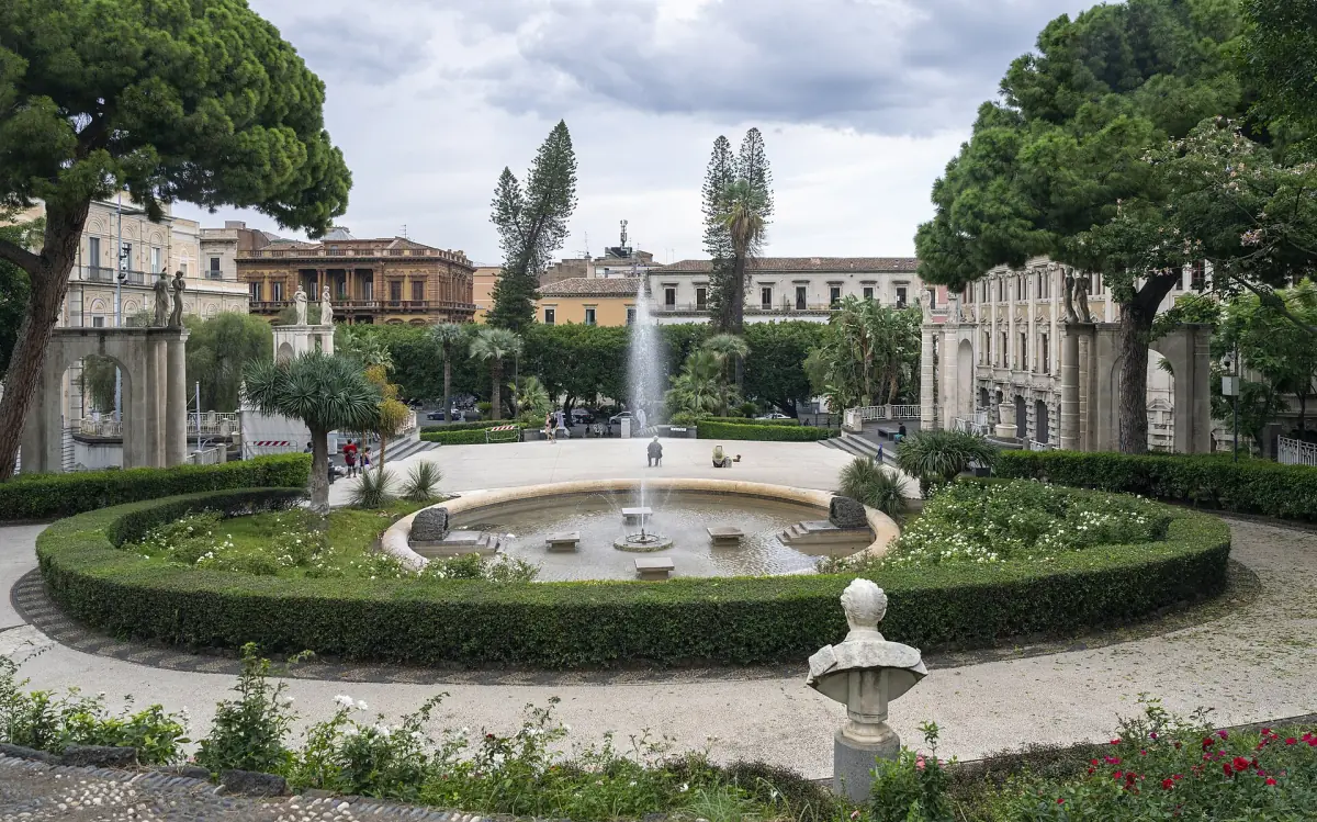 The gardens of Villa Bellini